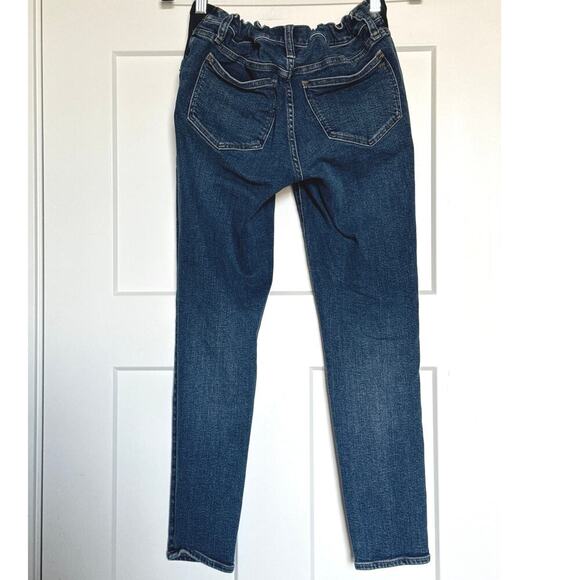 Madewell Maternity Side-Panel Skinny Jeans in Wendover Wash Size 28 - Picture 6 of 11